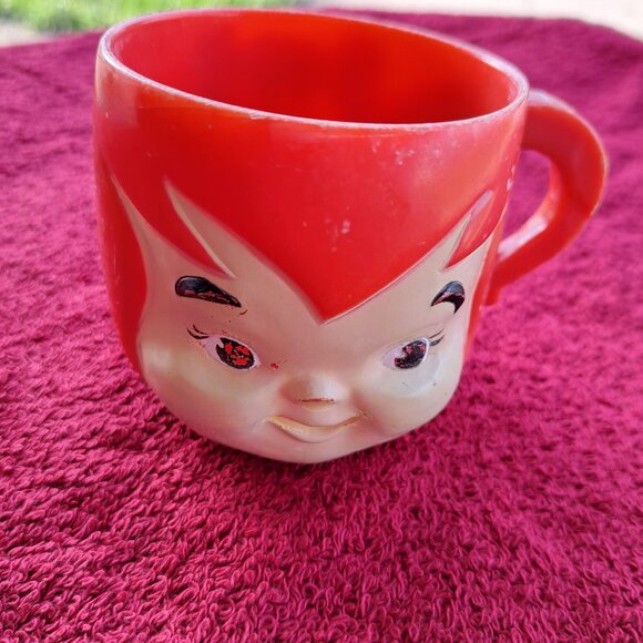 Vintage Pair Flintstones Pebbles And Bam Bam 1972 Plastic Vitamin Cups - Picture 7 of 14